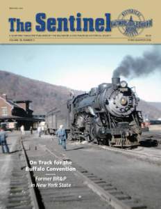ISSNA QUARTERLY MAGAZINE PUBLISHED BY THE BALTIMORE & OHIO RAILROAD HISTORICAL SOCIETY VOLUME 38, NUMBER 3