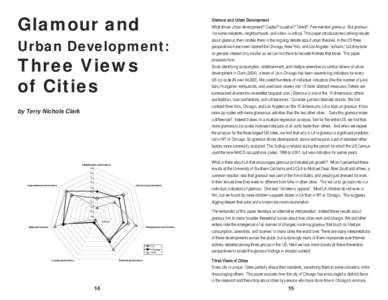 Glamour and Urban Development: Three Views of Cities