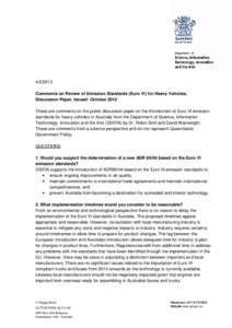 Microsoft Word - Letter Euro VI Review DSITIA.doc
