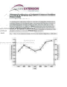 Microsoft Word - Nitrogen Fertilization of Irrigated Cotton as Fertilizer P…