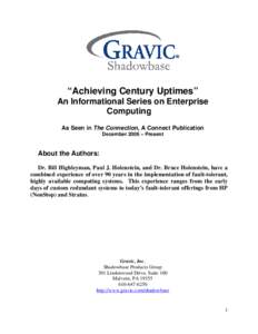Achieving Century Uptimes Part 22