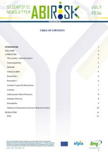 JULY 2016 TABLE OF CONTENTS  INTRODUCTION