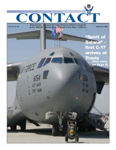 CONTACT America’s First Choice Vol. 24, No. 09  Magazine for and about Air Force Reserve members assigned