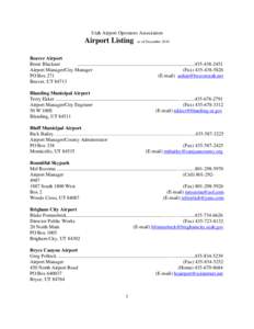Microsoft Word - Directory 2010 airportlist