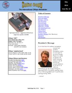 May 2014 The International CWops Newsletter Issue No. 52