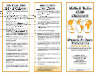 The Many Vital Roles of Cholesterol  
