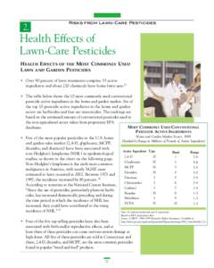 2.  Risks from Lawn-Care Pesticides Health Effects of Lawn-Care Pesticides