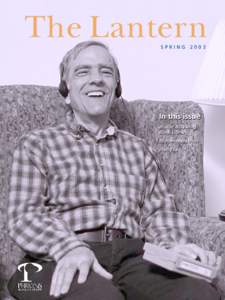 The Lantern SPRING 2003 In this issue Braille & Talking Book Library