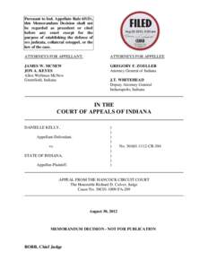 FILED  Pursuant to Ind. Appellate Rule 65(D), this Memorandum Decision shall not be regarded as precedent or cited before any court except for the