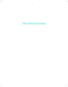 Microfinance India  Microfinance India State of the Sector ReportN. Srinivasan