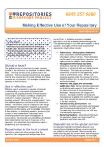 Microsoft Word - Layout_Making Effective Use of Your Repository.doc