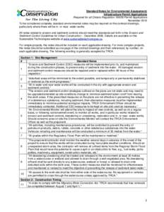 General Checklist for Permit Submission