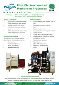 Water desalination / Water technology / Electrodialysis / Filters / Filtration / Desalination / Chemistry / Chemical engineering / Membrane technology