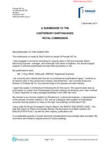 Microsoft Word - Royal Commission Earthquake Submission.doc