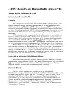 Microsoft Word - Div. VII Report 9-06.doc