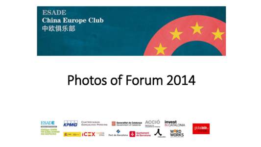 Photos of Forum 2014   