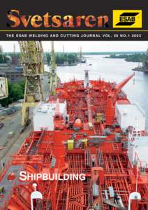 THE ESAB WELDING AND CUTTING JOURNAL VOL. 58 NOSHIPBUILDING THE ESAB WELDING AND CUTTING JOURNAL VOL. 58 NO