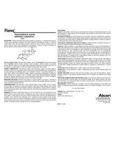 (fluorometholone acetate ophthalmic suspension) Sterile