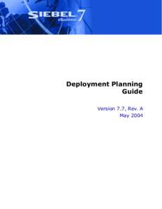 Deployment Planning Guide