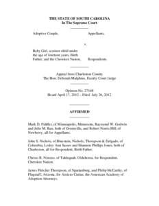 Microsoft Word - Adoptive Couple v. Cherokee Nation - CLEAN FINAL version.docx