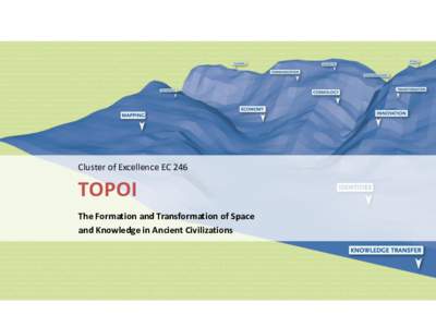 Cluster of Excellence EC 246  TOPOI The Formation and Transformation of Space and Knowledge in Ancient Civilizations