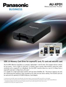 AU-XPD1  Memory Card Drive 