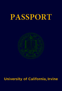 PASSPORT  GREETINGS FROM UC IRVINE TO  INTERNATIONAL STUDENTS