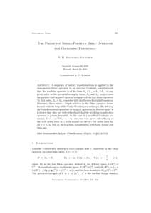 331  Documenta Math. The Projected Single-Particle Dirac Operator for Coulombic Potentials