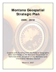    Montana Geospatial Strategic Plan