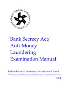 2014 FFIEC Bank Secrecy Act/Anti-Money Laundering Examination Manual