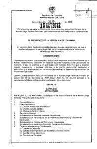 República de Colombia 	 MINISTERIO DE CULTURA Nit0&