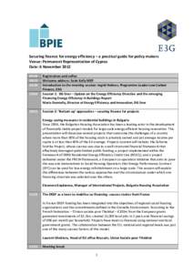 Microsoft Word - Agenda E3G-BPIE EE Financing event _6_.doc