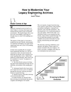 How to Modernize Your Legacy Engineering Archives by David J. Wilson  Raster Comes of Age