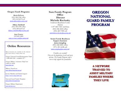 United States Department of Defense / Family Readiness Group / Fas receptor / Oregon Military Department / United States / Military / Military OneSource / Military of the United States