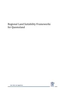 Regional Land Suitability Frameworks