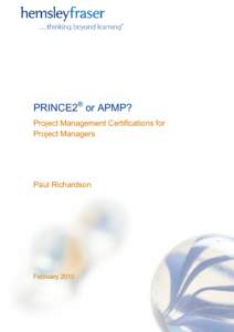Microsoft Word - White Paper - PRINCE2 or APMP.doc