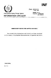 INFCIRC[removed]Communications Received from Argentina and Brazil