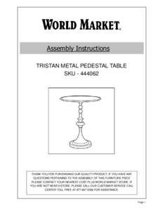 Microsoft Word - AI for sku#[removed]Tristan Metal Pedestal Table[removed]d?