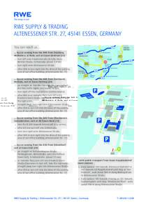 RWE SUPPLY & TRADING ALTENESSENER STR. 27, 45141 ESSEN, GERMANY 6 Gels.-Buer 31