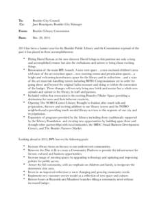 City Council Memo - Library Commission.pages