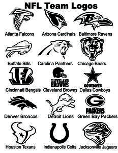 NFL Team Logos  Atlanta Falcons Buffalo Bills