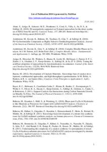List of Publication 2010 is generated by PubMan http://pubman.mpdl.mpg.de/pubman/faces/HomePage.jspAbate, S., Arrigo, R., Schuster, M. E., Perathoner, S., Centi, G., Villa, A., Su, D. S., & Schlögl, R