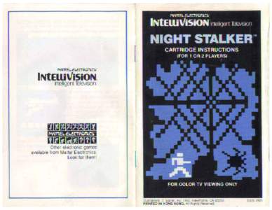 Night Stalker - Manual - INT