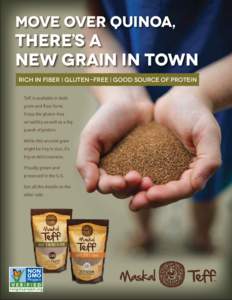 Move over Quinoa Sell Sheet Non GMO