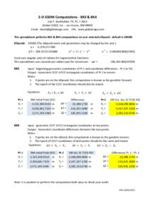 3-D GSDM Computations - BK3 & BK4 Earl F. Burkholder, PS, PE, F.ASCE Global COGO, Inc. - Las Cruces, NM[removed]Email: [removed] URL: www.globalcogo.com This spreadsheet performs BK3 & BK4 computations on user s