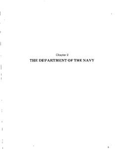 Chapter 2  THE DEPARTMENT OF THE NAVY