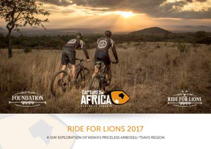RIDE FOR LIONSday exploration of Kenya’s priceless Amboseli-Tsavo region kenya  africa