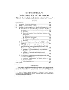 Microsoft Word - Environmental Law - Final