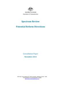 Microsoft Word - Spectrum Review Potential Reform Directions paper - Final.docx