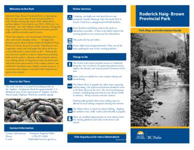 Salmon / Oncorhynchus / Adams River / Roderick Haig-Brown Provincial Park / Sockeye salmon / Salmon run / Shuswap Lake / Roderick Haig-Brown / Spawn / Fish / Shuswap Country / Geography of British Columbia